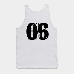 06 number Tank Top